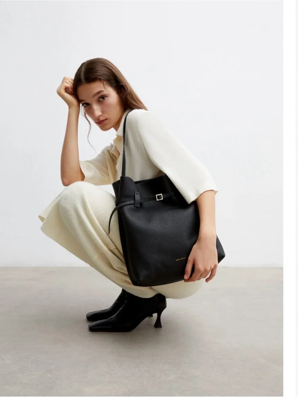 Manu Atelier Leather Tote
